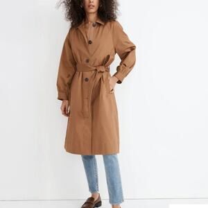Madewell Montrose Belted Trench Coat